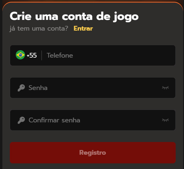 Formulário de Registro PORSCHEPG
